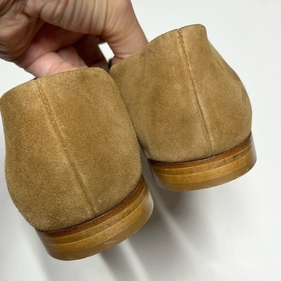 Neil J. Rodgers Liscia Loafer in Camel Suede 38.5 - Picture 7 of 16